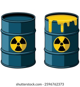 Hazardous waste icon isolated vector illustration on white background