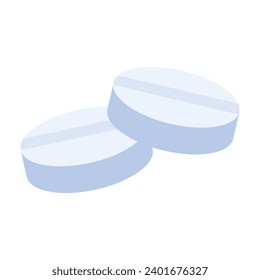 Hazardous waste pollution. Expired pills icon. Toxic Materials. Hazardous waste separation problem. Element for infographics design. Simple flat vector isolated on white background