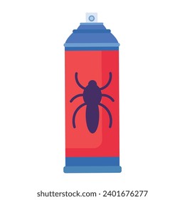 Hazardous waste pollution. Insect repellent icon. Toxic Explosive Materials. Hazardous waste separation problem. Element for infographics design. Simple flat vector isolated on white background