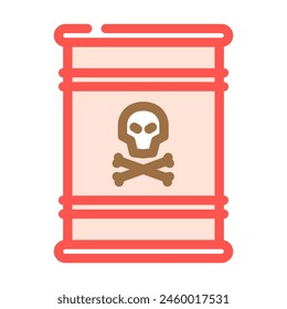 hazardous waste sorting color icon vector. hazardous waste sorting sign. isolated symbol illustration