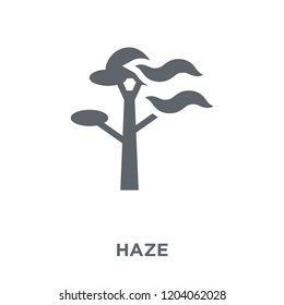 Haze icon. Haze design concept from Weather collection. Simple element vector illustration on white background.
