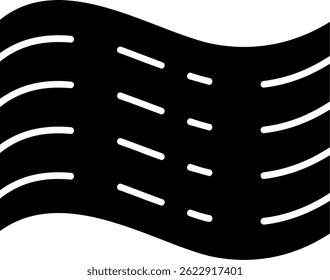 Design de ícone de vetor de linha de neblina
