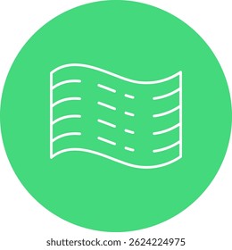Design de ícone de vetor de linha de neblina