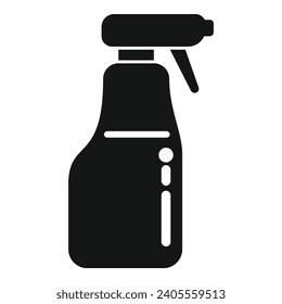 Icono de pulverizador seguro de niebla vector simple. Cañón de agua. Limpieza de palmeras de latas