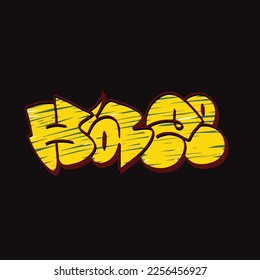 haze vector graffiti font word street art weed vector tagging