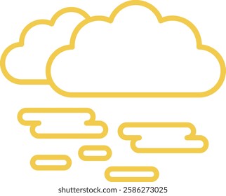 Haze vector icon. Can be used for printing, mobile and web applications.