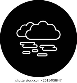 Haze vector icon. Can be used for printing, mobile and web applications.