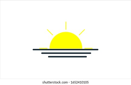 Haze vector icon. 
Premium quality graphic design icon.