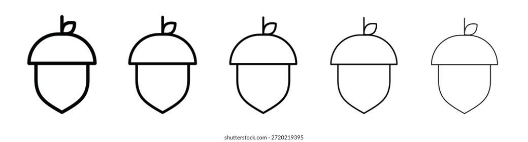 Hazelnut icon design, logo, app, UI. Vector illustration, EPS