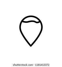 hazelnut icon. Element of autumn icon for mobile concept and web apps. Thin line hazelnut icon can be used for web and mobile