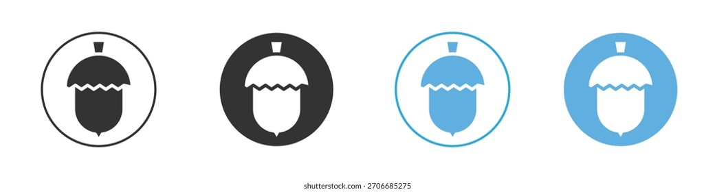 Conjunto de diseño de Plantilla de logotipo de icono de avellana