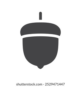 Icono de avellana símbolo de Vector simple