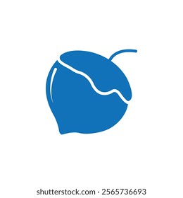 Hazelnut icon Thin line illustration set