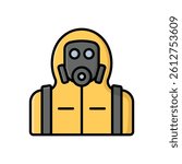 hazmat icon vector design template simple and clean