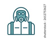 hazmat icon vector design template simple and clean