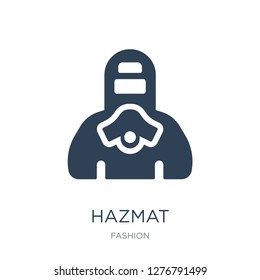 hazmat icon vector on white background, hazmat trendy filled icons from Fashion collection, hazmat vector illustration