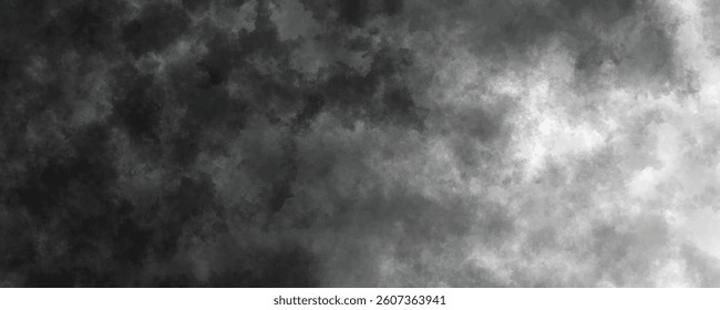 Hazy abstract watercolor pattern in black and white with a storm-like aesthetic


