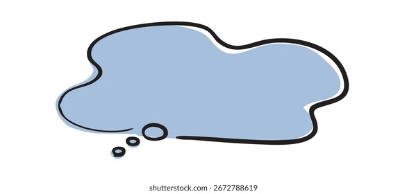 Hazy Anxiety and Dissatisfaction Speech Bubble Vector