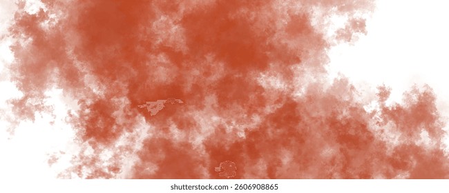 Hazy sunset-inspired abstract orange watercolor texture with soft blended tones

