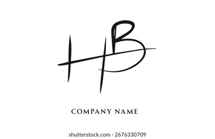 HB, BH Alphabete Buchstaben Logo Monogramm (5000x3000 Pixel, 300dpi)