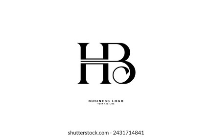 HB, BH, H, B, Abstract Letters Logo Monogram