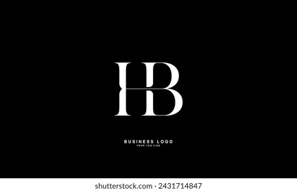 HB, BH, H, B, Abstract Letters Logo Monogram