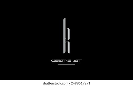HB, BH, H, B abstrakte Buchstaben Logo-Monogramm