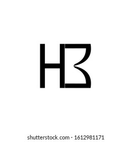 Hb Bh Initial Letter Logo Design Stock Vector (Royalty Free) 1612981171 ...