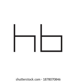 Hb Initial Letter Vector Logo