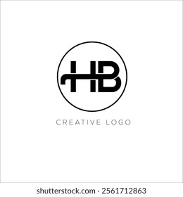HB initial logo design icon