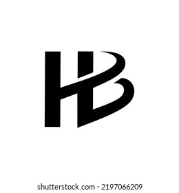 HB letter logo concept. Vector image