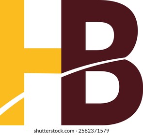 HB Letter Logo Design – Modern and Minimalist Monogram