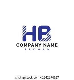 HB Letter Logo Design. HB letter logo Vector Illustration - Vector