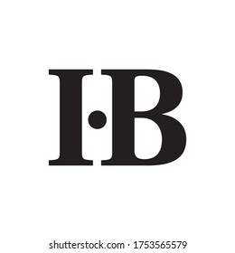 vector de diseño de logotipo de letras HB