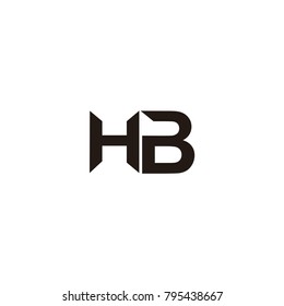 hb letter logo vector inspirations