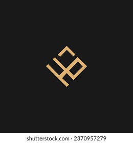 HB Logo Design Vector Template, Initial Letter HB Vector Illustration,
