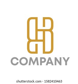 hb logo icon design template sign