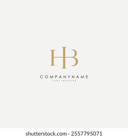 HB logo vector. logo design