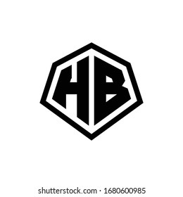 2,625 Hb monogram Images, Stock Photos & Vectors | Shutterstock