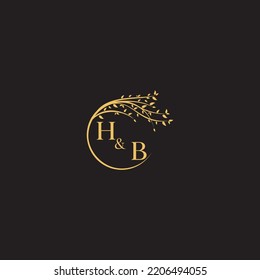 HB nature tree concept in high quality professional design that will print well across any print media