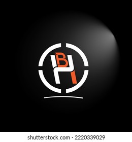 HB Simple Clean Modern Style Initial Letters logo  Vector