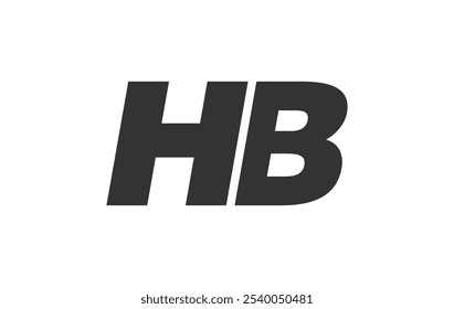 HB Techno Editable Font Logo For Corporate Branding. Bold, Futuristic Design With Unique Typographic Ideas. Minimal Custom Type And Dynamic Letter Variations For Promotion, Printing, And Book Titles