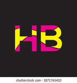 Hb Word Mark Logo Illustration Stock Vector (Royalty Free) 1871765410 ...