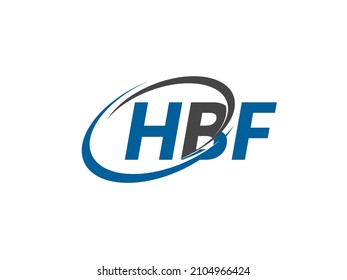 HBF-Brief kreatives, modernes, elegantes Logo-Design