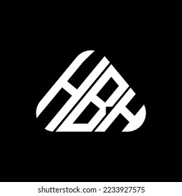 HBH letter logo creative design with vector graphic, HBH simple and modern logo.