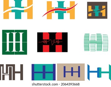 h,br, ar initial minimalist vector designs