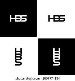 Hbs Letter Original Monogram Logo Design