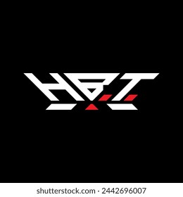 HBT letter logo vector design, HBT simple and modern logo. HBT luxurious alphabet design  