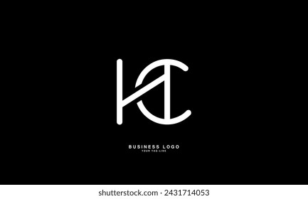 HC, CH, H, C, Abstract Letters Logo Monograma