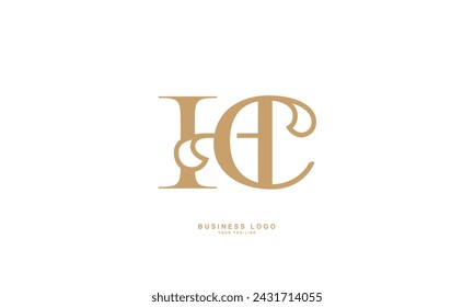 HC, CH, H, C, Abstract Letters Logo Monogram